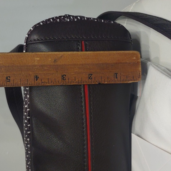 Hammitt expresso reserve handbag detachable strap Zip Top Leather Brown Purse - Picture 8 of 13